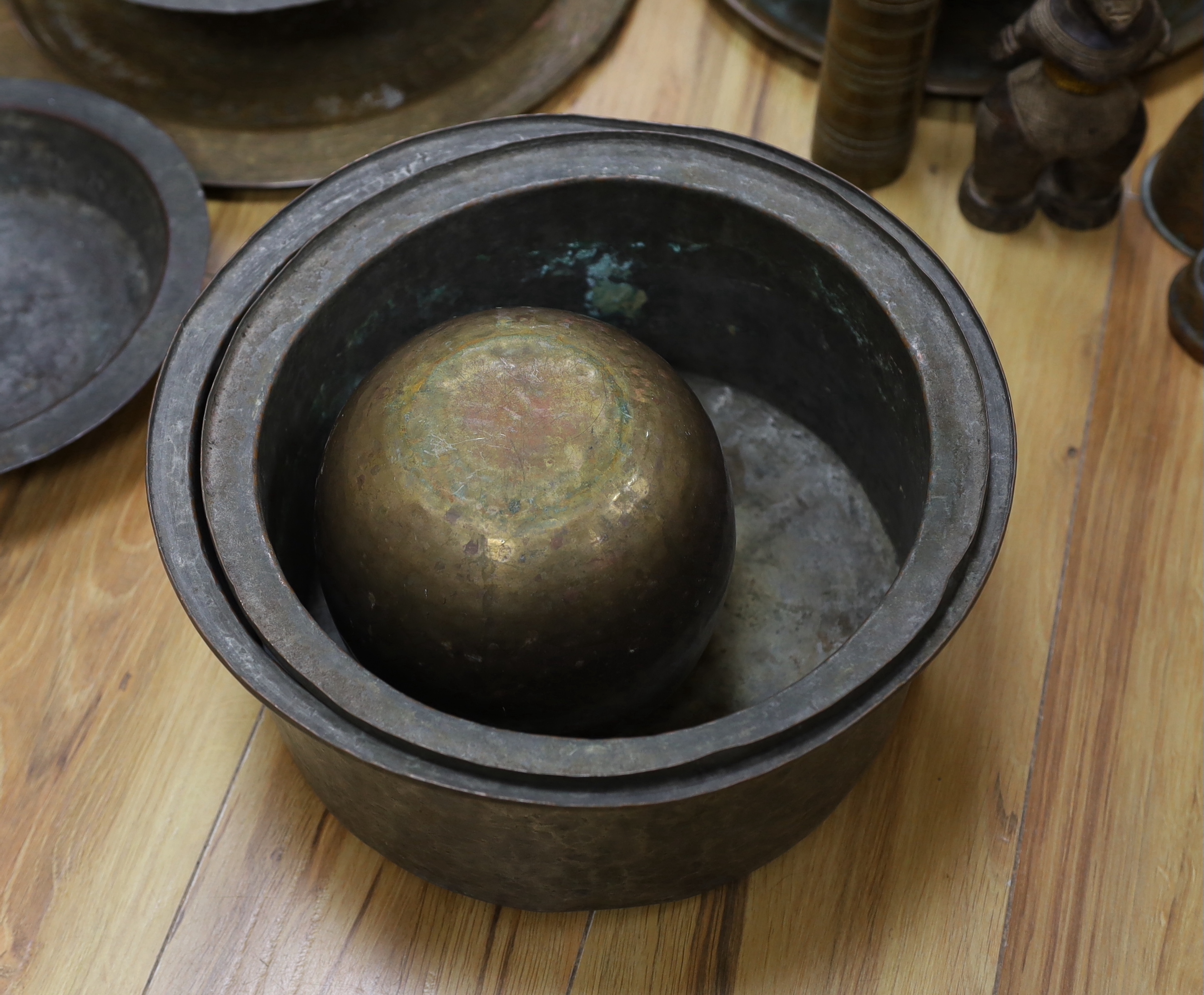 A group of North African metalware